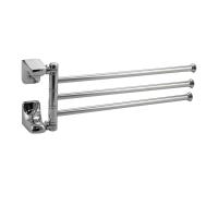 Держатель полотенца поворотный большой тройной с двойным креплением TITAN 77132 Sanaks