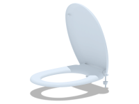 Сиденье д/унит. АНИ ПЛАСТ из п/п с пласт.креплением