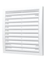 Решётка вентиляционная "ERA" (белая , пластик) (200х200) (2020 РР)