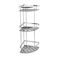 Полочка угловая 3-х ярусная, с литым дном, 22 см TITAN 77355 Sanaks