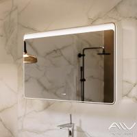 Шкаф зеркальный Laurel 100 белый (Алаванн)