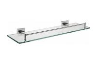 Полка одинарная с ограничителем 52*12 см, нерж L71807 LEDEME