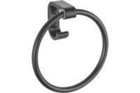 Полотенцедержатель кольцо черный авиационный алюминий L5504 LEDEME