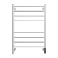 Полотенцесушитель электрический АВРОРА TERMINUS 32*500*800 П8 (лестница, КС, белый м)