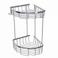 Полочка угловая овал двойная 18 см