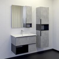 Тумба-умывальник Франкфурт-75 бетон светлый с раковиной 75Е COMFORTY