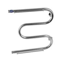 Полотенцесушитель нерж. "M3"  60*60  1" с полочкой САНАКС