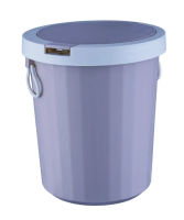 Ведро д/мусора пластик 10л POTATO кофейн