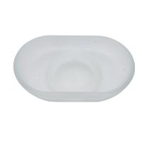 Мыльница стеклянная без крепежа 010704-м