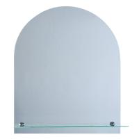 Зеркало закругленное 50*60 +полка SANAKS