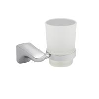 Стакан стеклянный с креплением к стене TITAN 77005 Sanaks