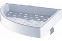 Полка д/ванной 1ярус угловая пластик POTATO P331-1