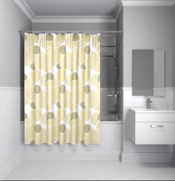 Штора для ванной комнаты, 200*240 см, полиэстер, ID, cream balls