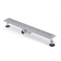 Трап горизонтальный (нерж, решетка - нерж.) 70*450  TIM (BAD414502)