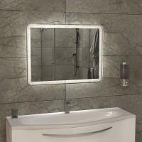 Зеркало 60х80 см с LED подсветкой 6000К с сенсорным выкл. универсальное крепл. КЗС 3480608скуК