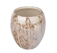 Стакан для зубных щеток керамика ОНИКСА коричневый CE1033B-TB