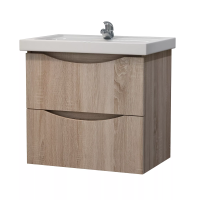 Тумба Сиэтл 70  + раковина (Фостер 70) DB2 подвесная белый