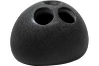 Стакан для зубных щеток  Delphinium ТЕМНЫЙ КАМЕНЬ полирезина 106133