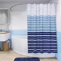Шторка для ванной комнаты, полоски ROYAL NAVY