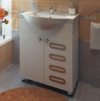 Тумба  Melania 65 + умывальник Элеганс 650