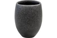 Стакан Delphinium ТЕМНЫЙ КАМЕНЬ полирезина 106134