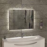 Зеркало 60х80 см с LED подсветкой фоновой 6000К с сенсорным выкл. универс. кр. КЗСК  320х0608ску  