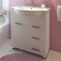 Тумба с умывальником "Лотос 70 + ум. Эрика 70 3ящ.