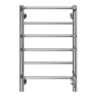 Полотенцесушитель электрич. "TERMINUS" Евромикс (лестница нерж) П6 400*650