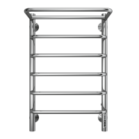 Полотенцесушитель электрич. "TERMINUS" Полка (лестница нерж) П6 400*650