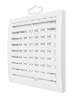 Решётка вентиляционная "ERA" (белая , пластик, с регулируемым живым сечением ) (150х150) (1515 РРП)
