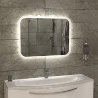 Зеркало 60х80 см с LED подсветкой 6000К с сенсорным выкл. универсальн. креп. КЗСК