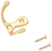 Крючок вешалка 002GP золото СТАНДАРТ