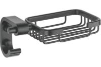 Мыльница стеклянная L5502 настенная черная LEDEME