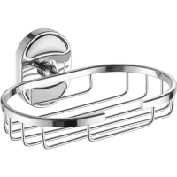 Мыльница настенная металлическая глубокая (решетка)  L1902-2 LEDEME