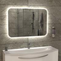 Зеркало 70х100 см с LED подсветкой 6000К с сенсорным выкл. КЗСК  3410710ск  