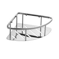 Полочка угловая овальная с литым дном одинарная 22 см TITAN 77350 Sanaks