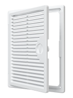 Люк-дверца EVECS (белая, пластик, ревиз., вентилир. 200*250) 2025 ДФ