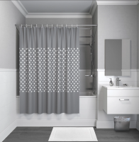 Штора для ванной комнаты, 200*240 см, полиэстер, B44P224i11
