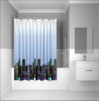 Штора для ванной комнаты, 200*240 см, полиэстер, ID, city
