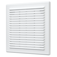 Решётка вентиляционная "ERA" (белая , пластик) (208х208) (2121Р)