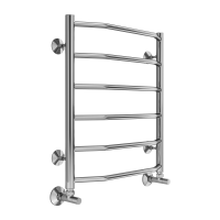 Полотенцесушитель "ВИКТОРИЯ'" Terminus 500*600 (нерж лестница) П6