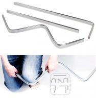 Карниз для ванной универсальный 3м хром