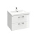 Тумба  под раковину подвесная LARA для COMO 60 белая CERSANIT 
