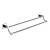 Полотенцедержатель трубчатый двойной, хром RINA  AZARIO