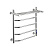 Полотенцесушитель нерж. ВИКТОРИЯ-ТРАПЕЦИЯ с полкой М-7. 50*60