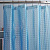 Штора для ванной комнаты, 180*200 см, голубая, PEVA/полиэтилен  F8752