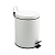 Ведро круглое 5 л Белое с педалью из нерж САНАКС 2305
