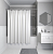 Штора для ванной комнаты, 200*180 см, полиэстер B34P218i11