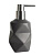 Дозатор для жидкого мыла  керамика TETRA графит В4505-1